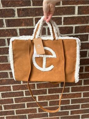 Teflar x Ugg suede medium suede crossbody tote